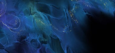 Renkli fırça elementleri olan zarif bir afiş tasarımı. Soyut dekorasyon. Vektör illüstrasyonu.