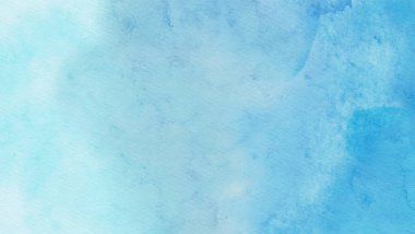 Soyut mavi suluboya arka plan. Pankart unsuru tasarla. Vektör illüstrasyonu