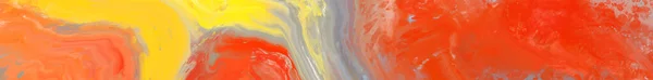 ベクトルオレンジのバナー 手描き抽象絵筆ストローク 波の要素 — ストックベクタ