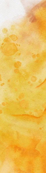 Abstracto Oro Amarillo Acuarela Pintura Fondo Elemento Banner Diseño Ilustración — Archivo Imágenes Vectoriales