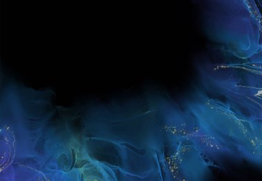 Renkli fırça elementleri olan zarif bir afiş tasarımı. Soyut dekorasyon. Vektör illüstrasyonu.