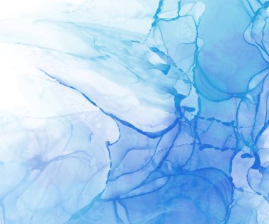 Renkli fırça elementleri olan zarif bir afiş tasarımı. Soyut dekorasyon. Vektör illüstrasyonu.