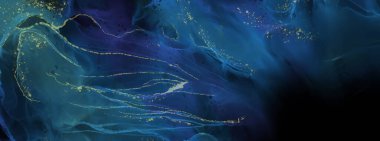 Renkli fırça elementleri olan zarif bir afiş tasarımı. Soyut dekorasyon. Vektör illüstrasyonu.