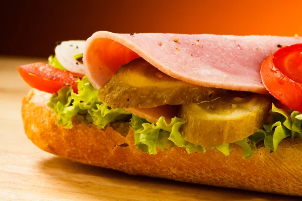 Long sandwiches — Stock Photo, Image