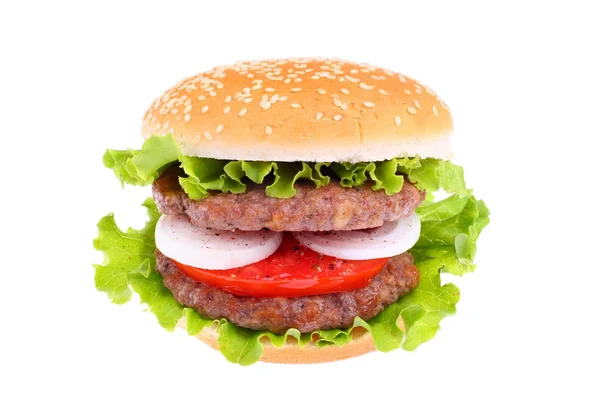 Nagy finom házi hamburger — Stock Fotó