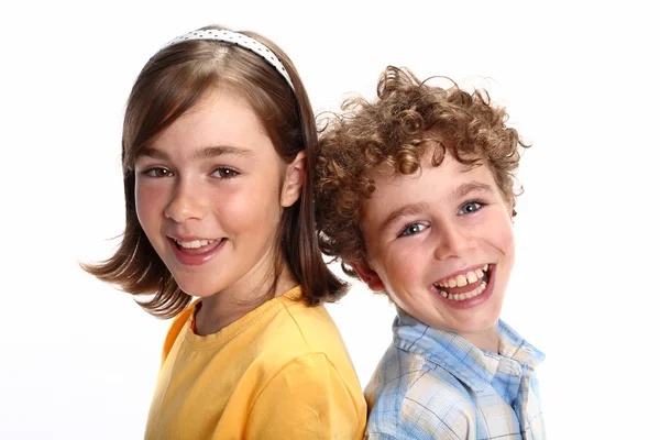 Girl and boy — Stock Photo, Image