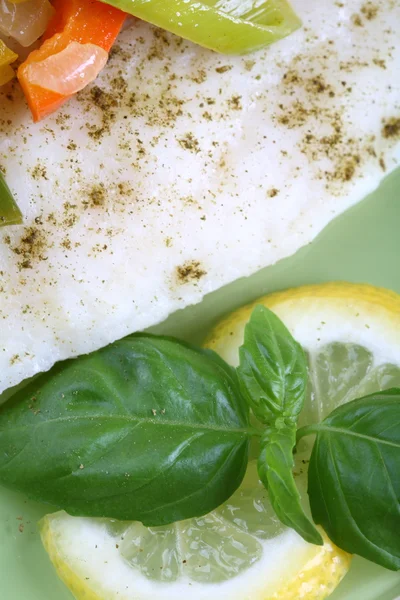 생선 조 림된, 야채 — 스톡 사진
