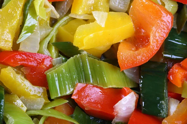 Warzywa na patelni — Zdjęcie stockowe