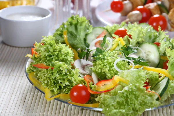 Vegetabilsk salat - Stock-foto