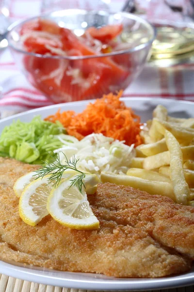 Gebratener Fisch — Stockfoto