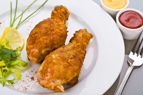 Rostad kryddig kyckling — Stockfoto