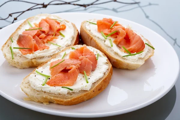 Kleine Sandwiches — Stockfoto