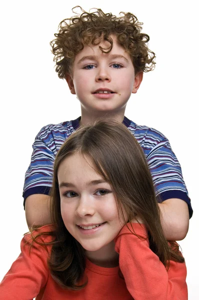 Chłopiec i dziewczyna — Zdjęcie stockowe