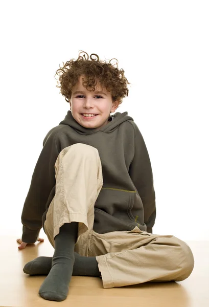 Boy sitting — Stock Photo, Image