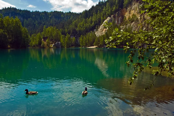 Danau Turquoise — Stok Foto