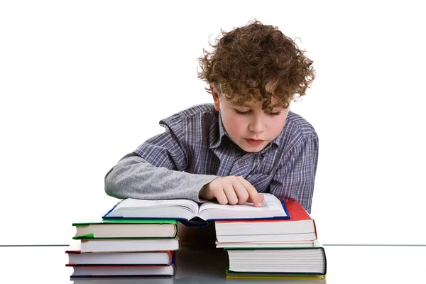 Boy learning — Stock Photo, Image