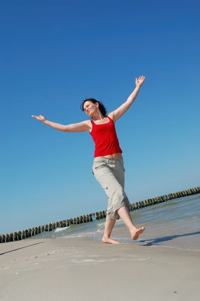 On the beach — Stock Photo, Image