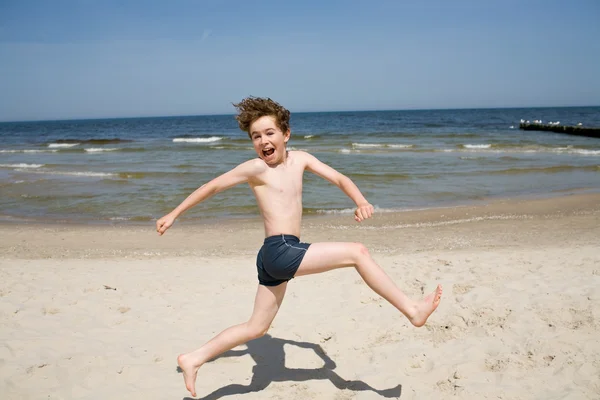 Am Strand — Stockfoto