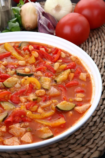 Vegetable soup — Stock Photo, Image