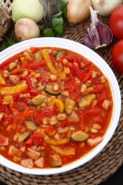 Vegetable soup — Stock Photo, Image