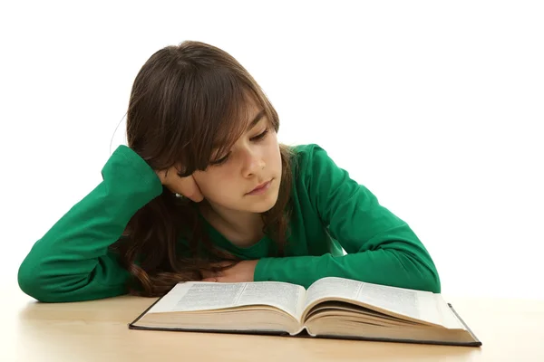 Menina aprendizagem — Fotografia de Stock