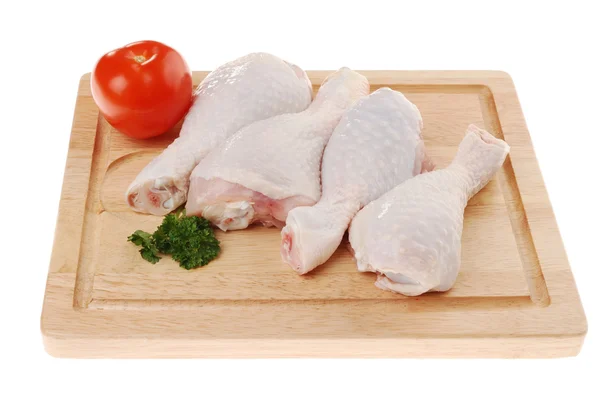 Fresh raw chicken legs Stock Picture