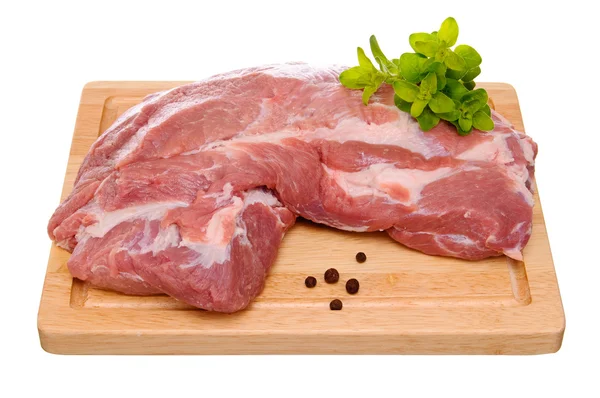 Carne fresca de cerdo cruda — Foto de Stock