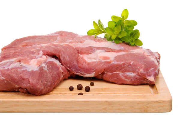 Rohes Schweinefleisch — Stockfoto