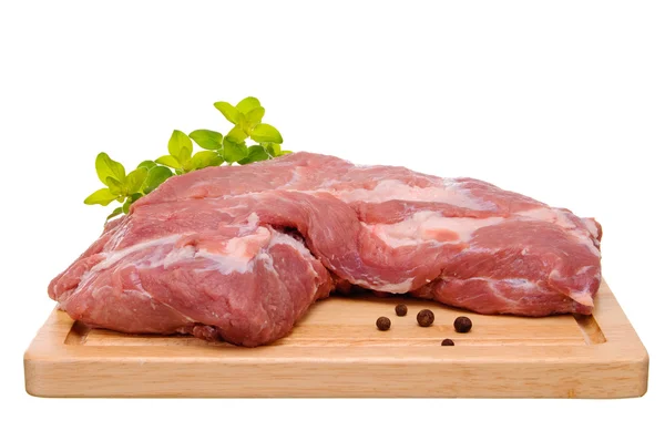 Carne fresca de cerdo cruda — Foto de Stock