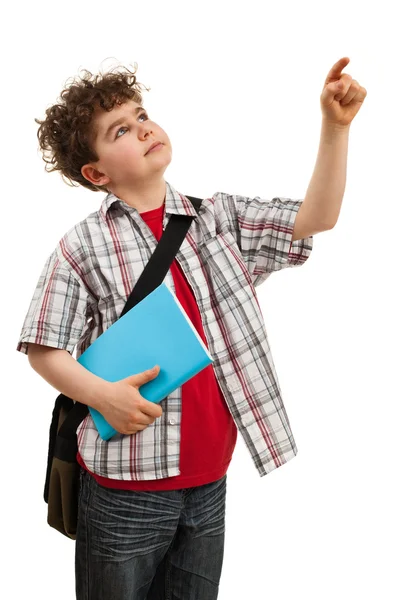 Estudiante apuntando — Foto de Stock