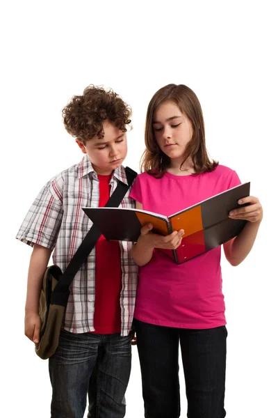 Kids reading books — Stock Photo, Image