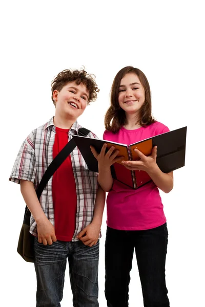 Kinderen die boeken lezen — Stockfoto