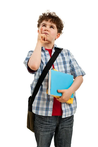 Estudiante con pulgares hacia arriba — Foto de Stock