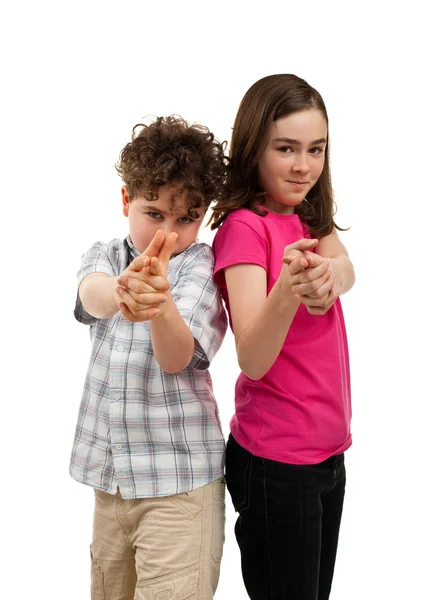 Boy and girl — Stock Photo, Image