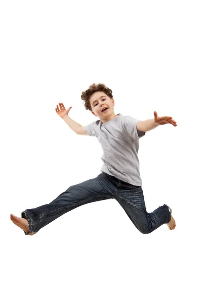 Boy jumping — Stock Photo, Image