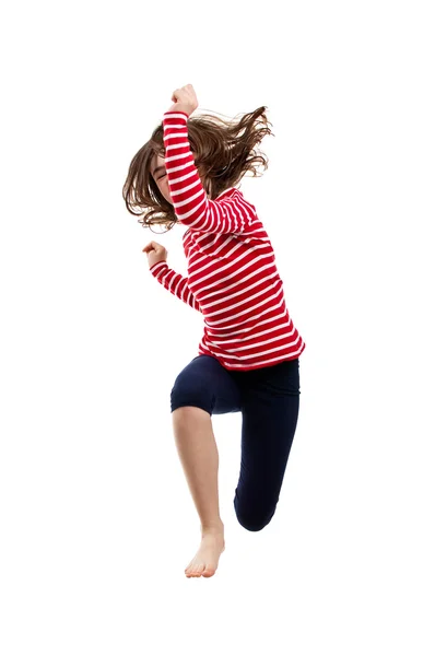 Girl jumping — Stock Photo, Image