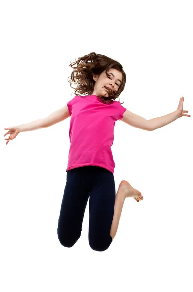 Girl jumping — Stock Photo, Image
