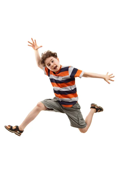 Çocuk atlama — Stok fotoğraf
