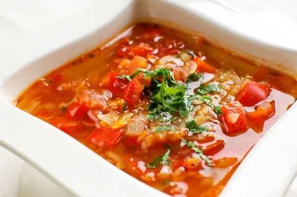 Tomato soup — Stock Photo, Image