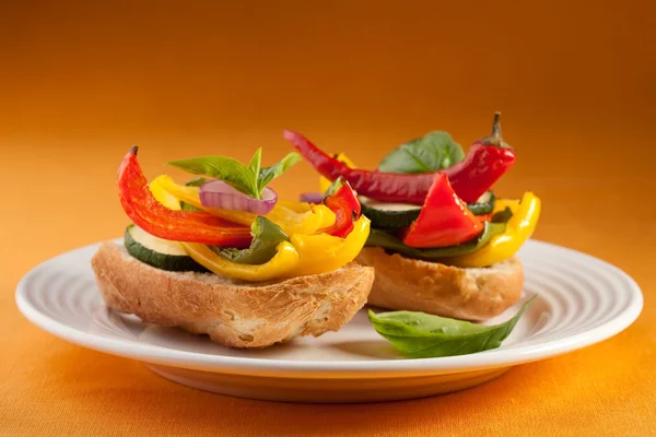 Vegetarian sandwich — Stock Photo, Image