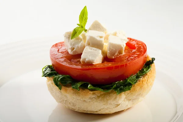 Vegetarian sandwiches — Stock Photo, Image