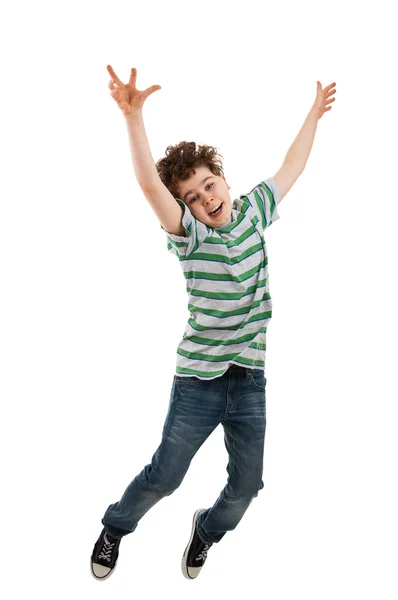 Boy jumping — Stock Photo, Image