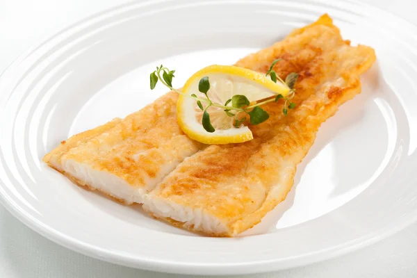 Prato de peixe — Fotografia de Stock