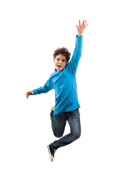 Boy jumping Stock Picture