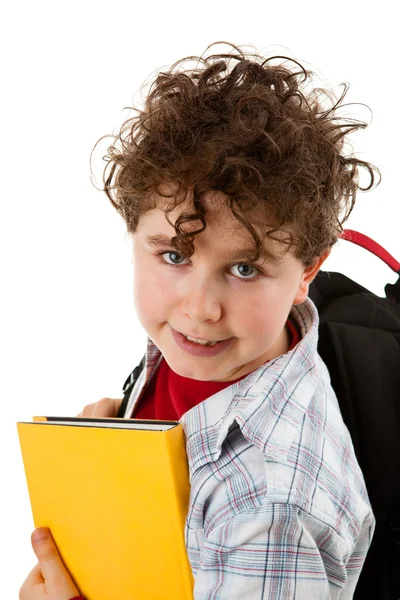 Estudante com mochila — Fotografia de Stock