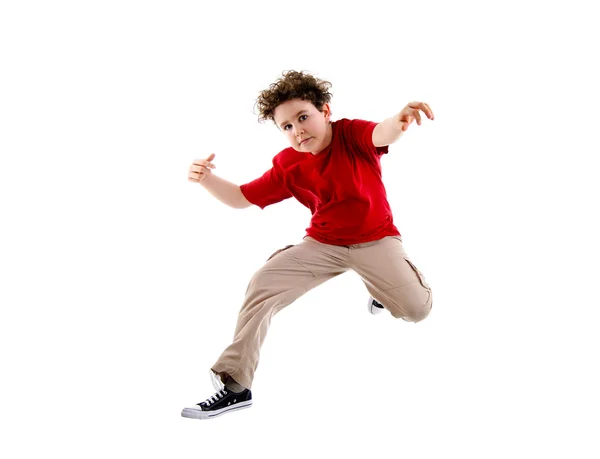 เด็กชายกระโดด — ภาพถ่ายสต็อก