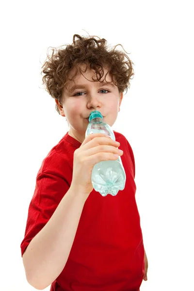 少年飲料水 — ストック写真