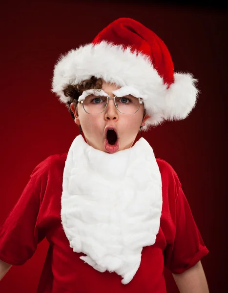 Boy Santa — Stock Photo, Image