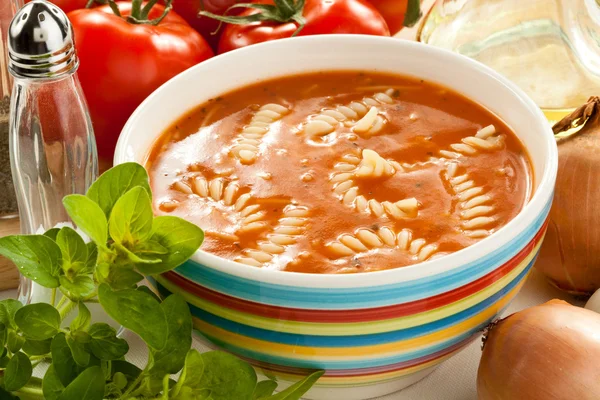 Tomato soup — Stock Photo, Image