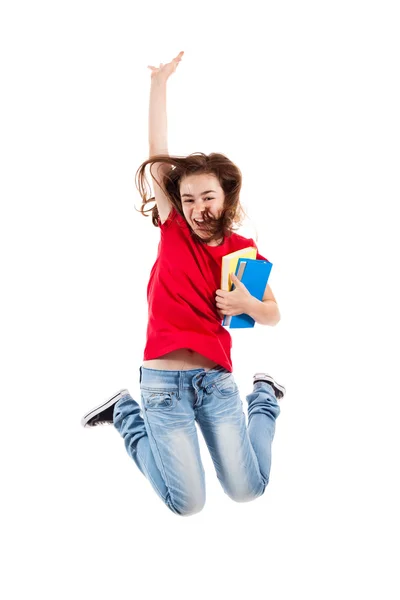 Girl jumping — Stock Photo, Image